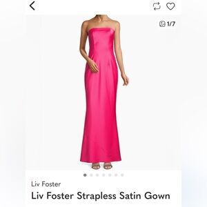 Liv Foster pink maxi dress sz 2